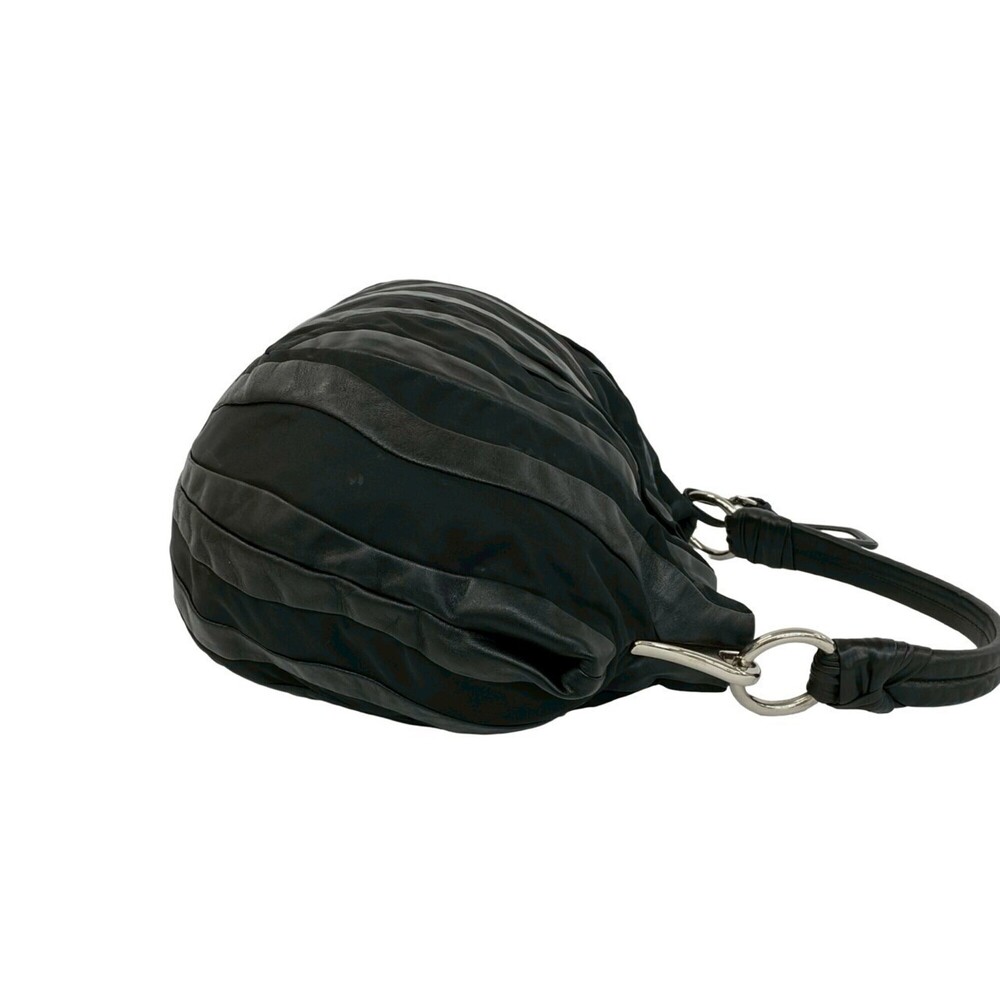 PRADA Black Leather Shoulder Bag - Picture 6 of 10